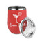 Cocktails Stainless Wine Tumblers - Coral - Double Sided - Alt View