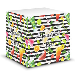 Cocktails Sticky Note Cube (Personalized)