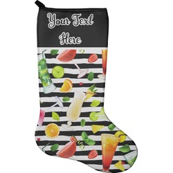 Cocktails Holiday Stocking - Single-Sided - Neoprene (Personalized)
