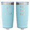 Cocktails Teal Polar Camel Tumbler - 20oz -Double Sided - Approval