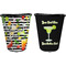 Cocktails Trash Can Black - Front and Back - Apvl