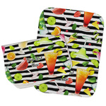 Cocktails Burp Cloths - Fleece - Set of 2 w/ Name or Text