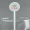 Cocktails White Plastic 5.5" Stir Stick - Round - Main