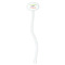 Cocktails White Plastic 7" Stir Stick - Oval - Single Stick