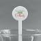 Cocktails White Plastic 7" Stir Stick - Round - Main