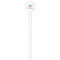 Cocktails White Plastic 7" Stir Stick - Round - Single Stick