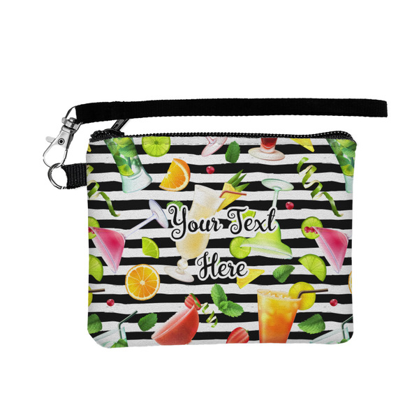 Custom Cocktails Wristlet ID Case w/ Name or Text