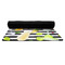 Cocktails Yoga Mat Rolled up Black Rubber Backing