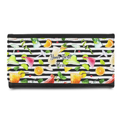 Cocktails Leatherette Ladies Wallet (Personalized)