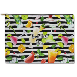 Cocktails Zipper Pouch (Personalized)