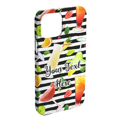 Cocktails iPhone Case - Plastic - iPhone 15 Pro Max (Personalized)