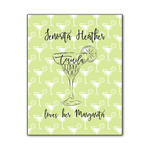 Margarita Lover Wood Print - 11x14 (Personalized)