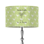 Margarita Lover 12" Drum Lamp Shade - Fabric (Personalized)