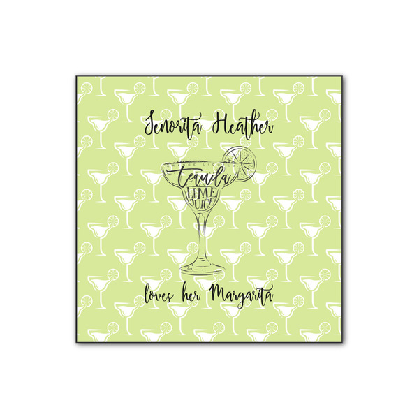 Custom Margarita Lover Wood Print - 12x12 (Personalized)