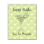 Margarita Lover Wood Print - 16x20 (Personalized)