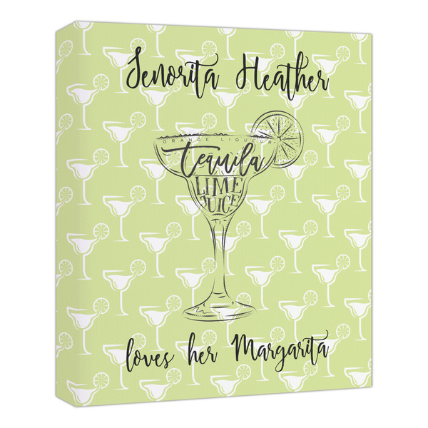 Custom Margarita Lover Canvas Print - 20x24 (Personalized)