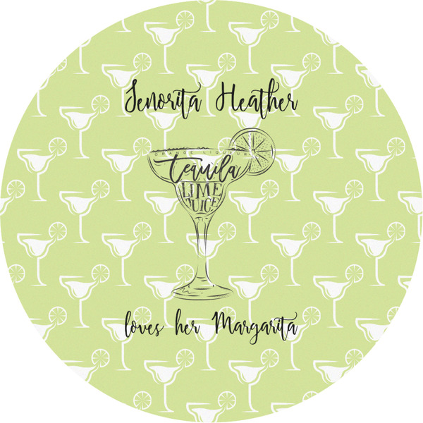 Custom Margarita Lover Multipurpose Round Labels - Custom Sized (Personalized)