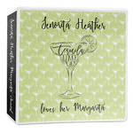 Margarita Lover 3-Ring Binder - 2 inch (Personalized)