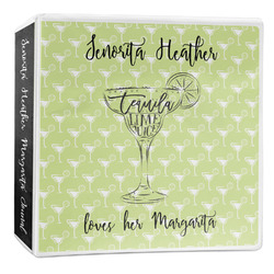 Margarita Lover 3-Ring Binder - 2 inch (Personalized)