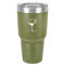 Margarita Lover 30 oz Stainless Steel Ringneck Tumbler - Olive - Front