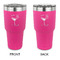 Margarita Lover 30 oz Stainless Steel Ringneck Tumblers - Pink - Double Sided - APPROVAL