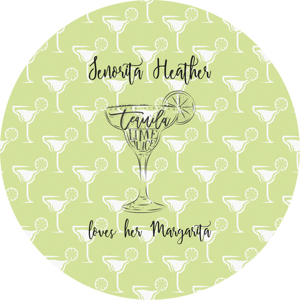 Custom Margarita Lover Multipurpose Round Labels - 5" (Personalized)