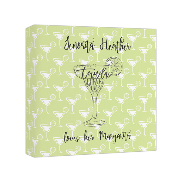 Custom Margarita Lover Canvas Print - 8x8 (Personalized)