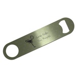 Margarita Lover Bar Bottle Opener - Silver w/ Name or Text