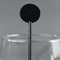 Margarita Lover Black Plastic 5.5" Stir Stick - Round - Main