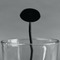 Margarita Lover Black Plastic 7" Stir Stick - Oval - Main