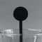 Margarita Lover Black Plastic 7" Stir Stick - Round - Main