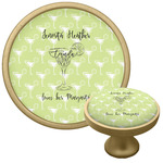 Margarita Lover Cabinet Knob - Gold (Personalized)