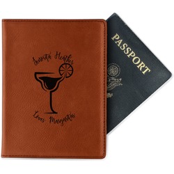 Margarita Lover Passport Holder - Faux Leather - Single Sided (Personalized)