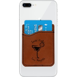 Margarita Lover Leatherette Phone Wallet (Personalized)