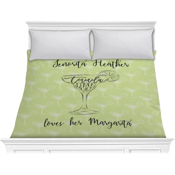 Custom Margarita Lover Comforter - King (Personalized)