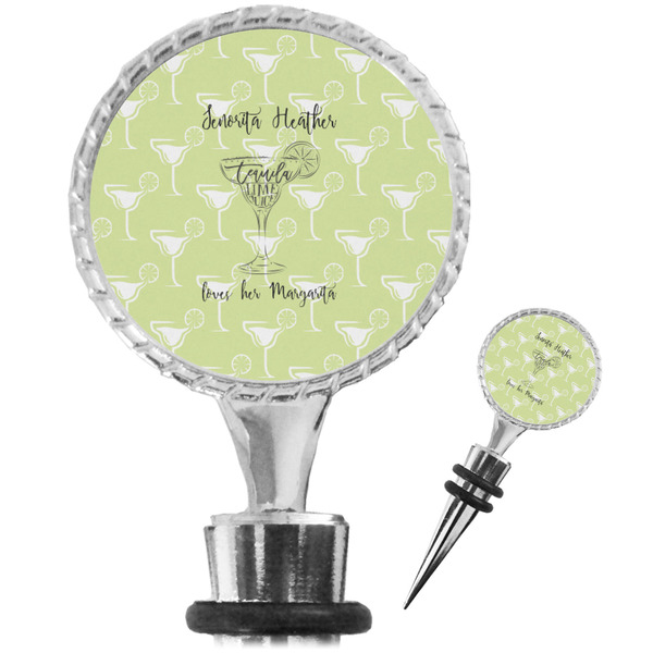 Custom Margarita Lover Wine Bottle Stopper (Personalized)