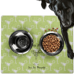 Margarita Lover Dog Food Mat - Large w/ Name or Text