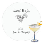 Margarita Lover Printed Drink Topper - 3.5" (Personalized)