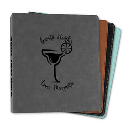 Margarita Lover Leather Binder - 1" (Personalized)