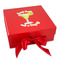 Margarita Lover Gift Boxes with Magnetic Lid - Red - Front