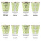 Margarita Lover Glass Shot Glass - with gold rim - Set of 4 - APPROVAL