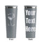 Margarita Lover Grey RTIC Everyday Tumbler - 28 oz. - Front and Back