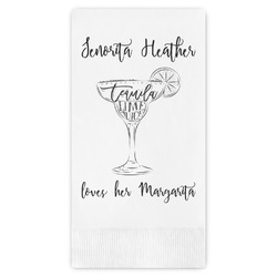 Margarita Lover Guest Napkins - Full Color - Embossed Edge (Personalized)