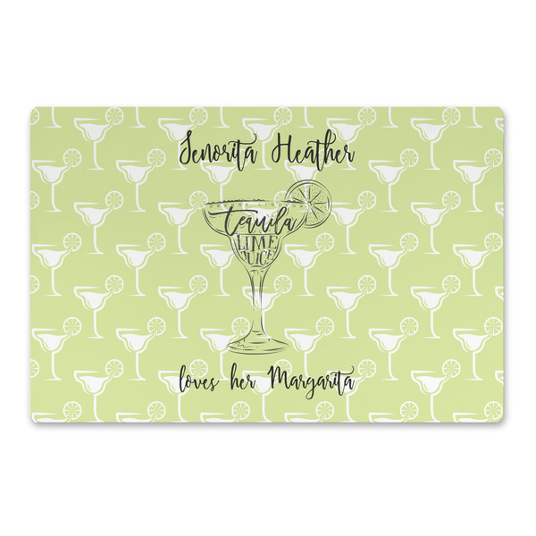 Custom Margarita Lover Large Rectangle Car Magnet (Personalized)