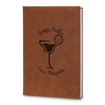 Margarita Lover Leatherette Journal - Large - Double Sided (Personalized)