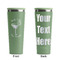 Margarita Lover Light Green RTIC Everyday Tumbler - 28 oz. - Front and Back