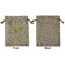 Margarita Lover Medium Burlap Gift Bag - Front Approval