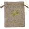 Margarita Lover Medium Burlap Gift Bag - Front