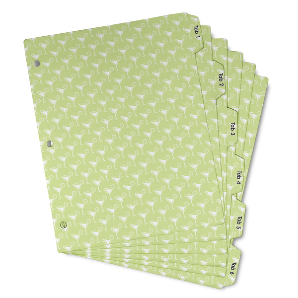 Custom Margarita Lover Binder Tab Divider - Set of 6 (Personalized)