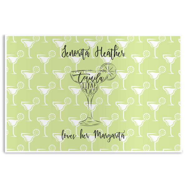 Custom Margarita Lover Disposable Paper Placemats (Personalized)